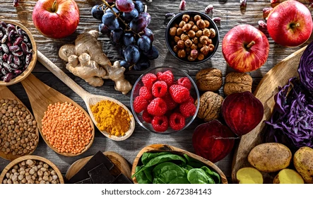 Simple, nourishing meal with fresh ingredients